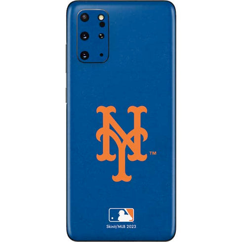 MLB New York Mets - Solid Distressed Galaxy S20 Plus Skin
